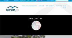Desktop Screenshot of mcallenedc.org