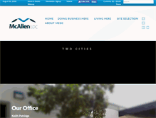 Tablet Screenshot of mcallenedc.org